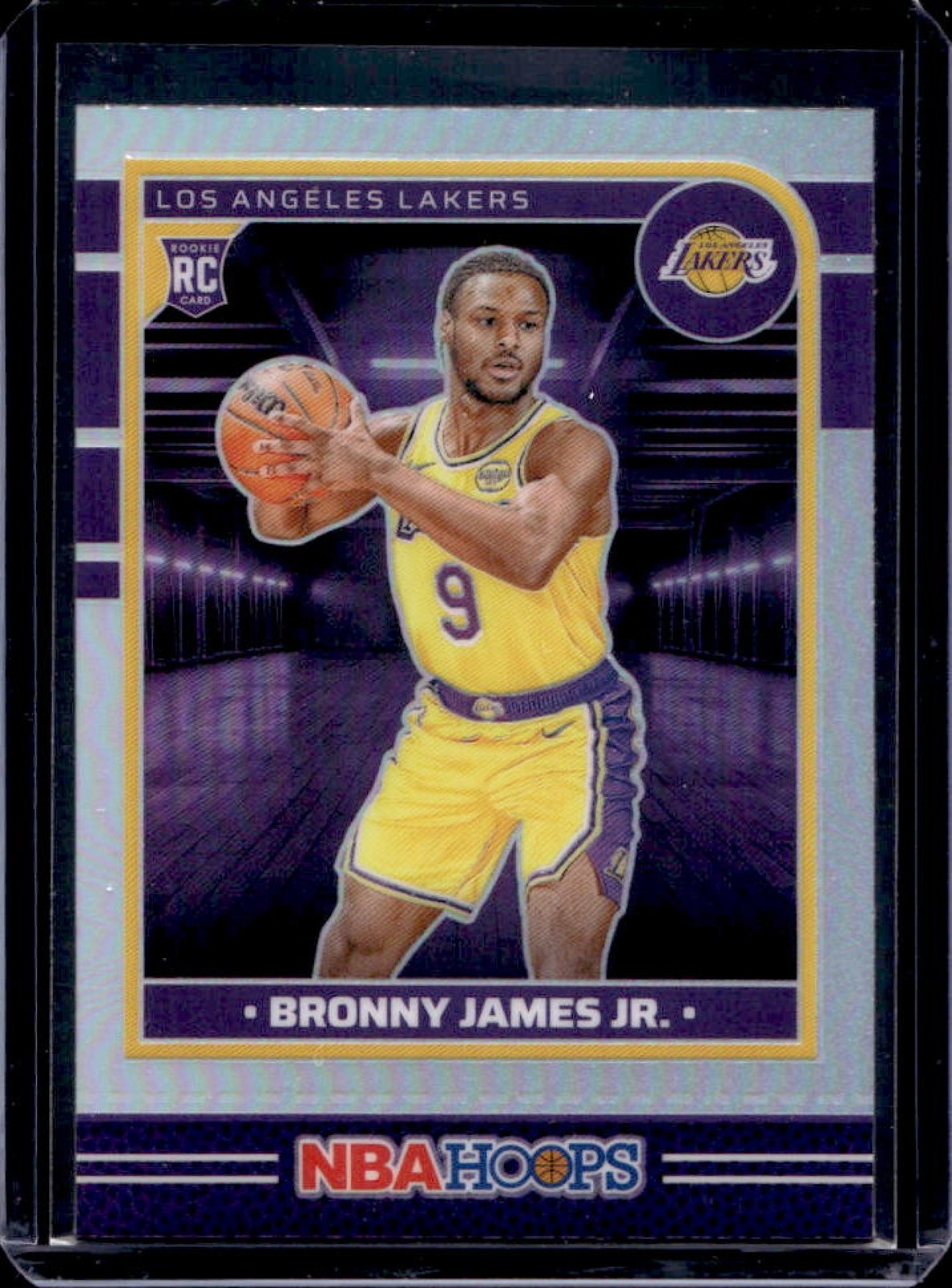 2024-25 Hoops Bronny James Jr. RC Silver Prizm Premium #280 Lakers