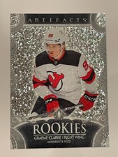 2024-25 Upper Deck Artifacts Devils Graeme Clarke Silver Foilboard Rookie #198