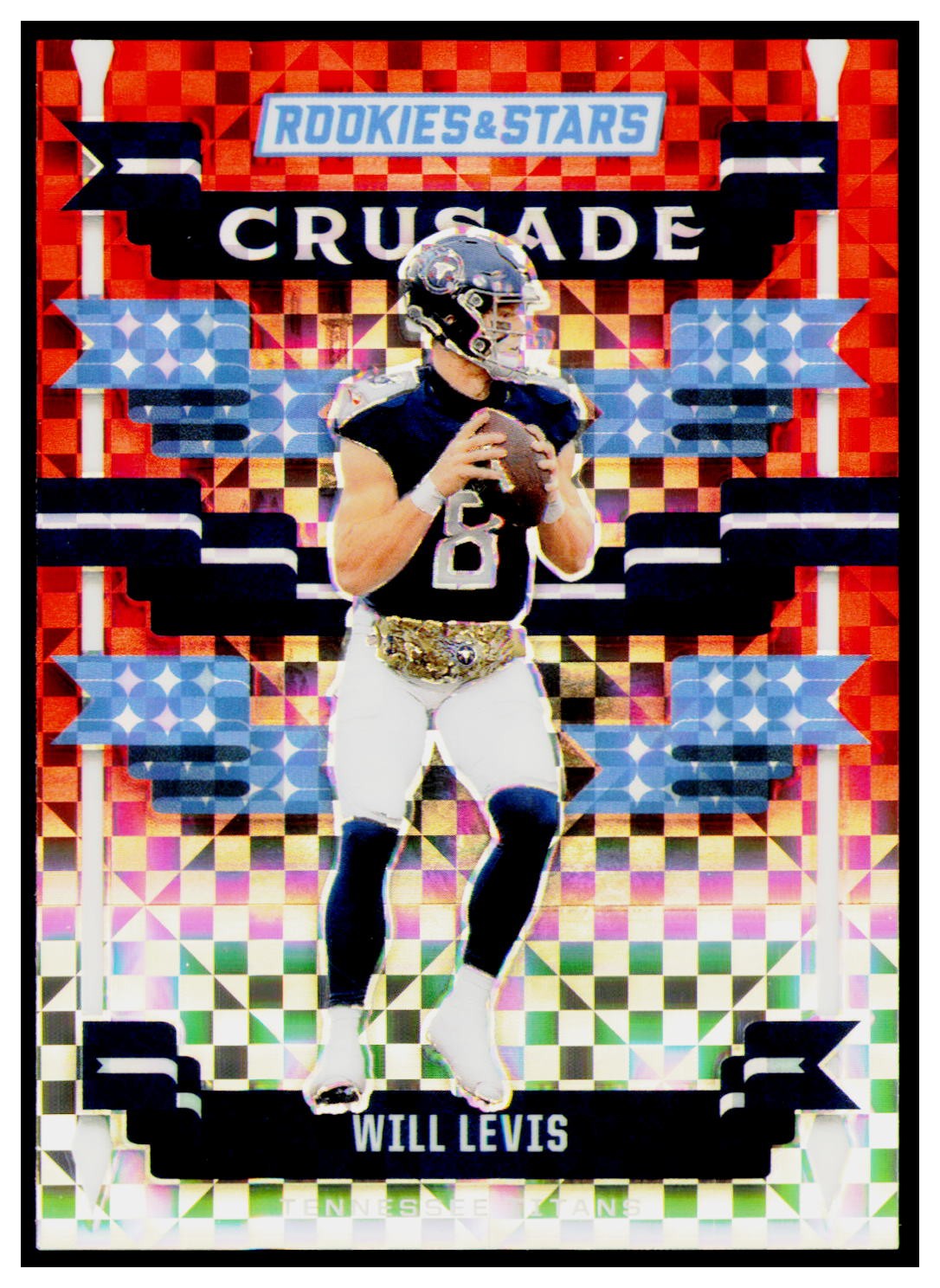 2024 Panini Rookies & Stars #C-WLS Will Levis Crusade Red Plaid