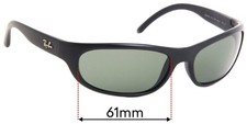 SFx Replacement Sunglass Lenses fits Ray-Ban RB4033 60mm - 61mm Wide