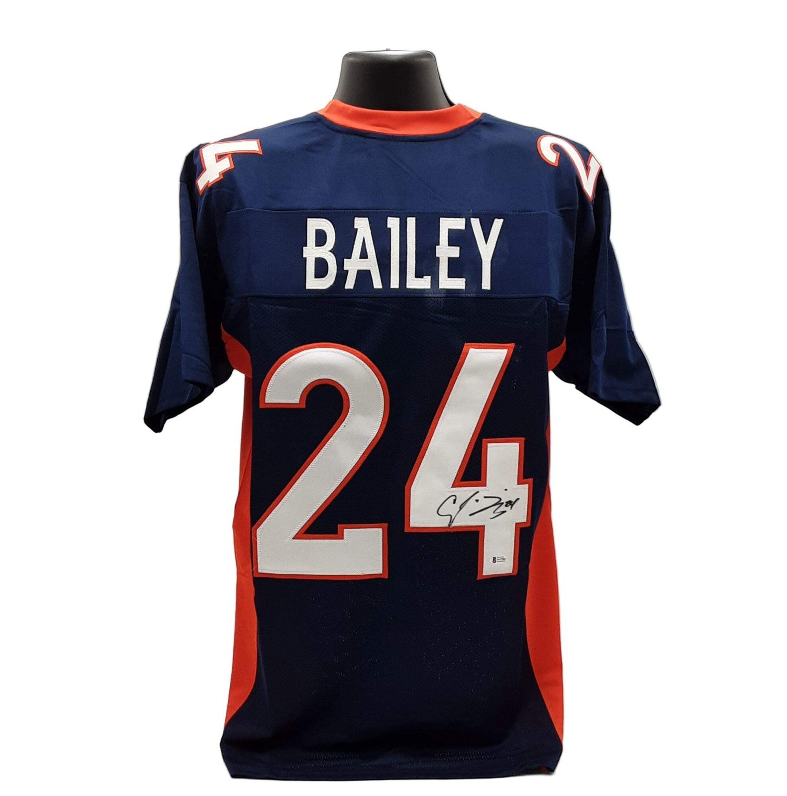 Champ Bailey Authentic Signed Pro Style Jersey Autographed Beckett R1 
