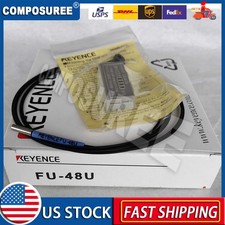 KEYENCE FU-48U Fiber Optic Sensors FU48U New In Box One Free Shipping