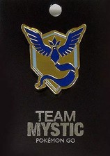 Pokemon GO Team Mystic Pin Badge Official Pokemon Center Collectible