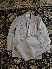 Vintage 1950's Men's Summer Lightweight Suit Double Breasted