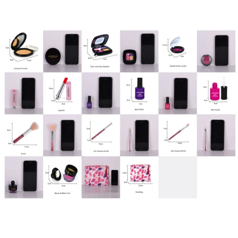Kit de Maquillaje para Niñas - Juego de Simulación con Bolsa de Cosméticos para Diversión de Vestir Foto 4 de 4