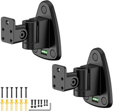 Universal Speaker Wall Mount for Speakers, Vertical 120 , Horizontal 180 Adjustm