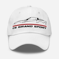 Premium Dad Hat For Chevrolet Corvette C6 Grand Sport Car Fans Cap Birthday Gift