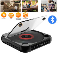 Rechargeable Walkman CD Player Portable Bluetooth Home Audio Player for Travel