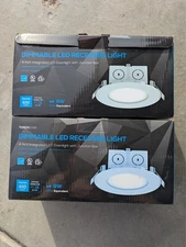 Torchstar recessed led ceiling lights dimmable