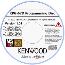 Kenwood KPG-67D Ver. 1.01 Programming Software TK-762G/760G/862G/860G/260G/270G