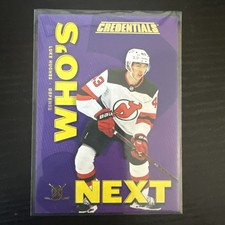 2023-24 Upper Deck Credentials #WN-LH Luke Hughes Who's Next