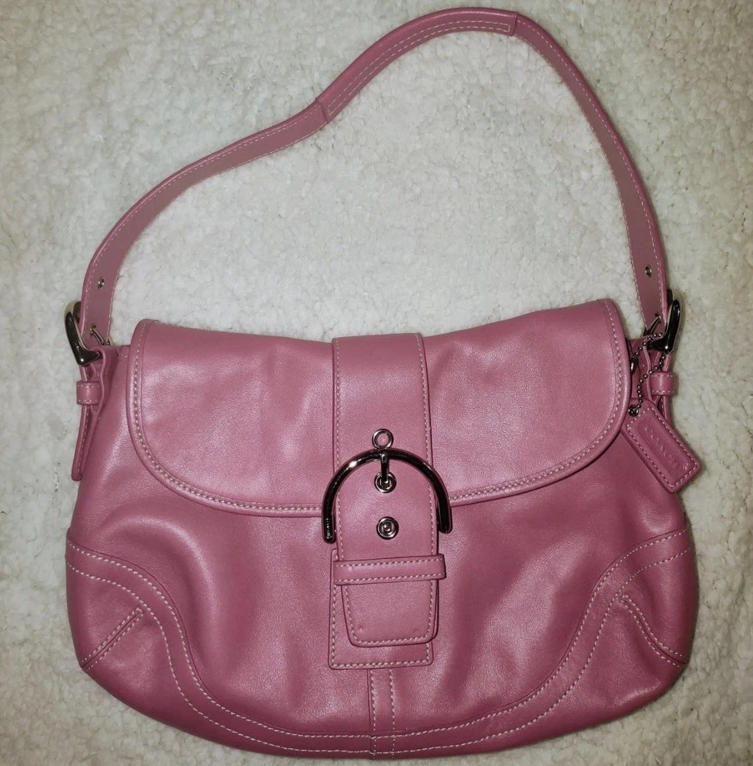 Coach Pink Soho Handbag for sale | eBay