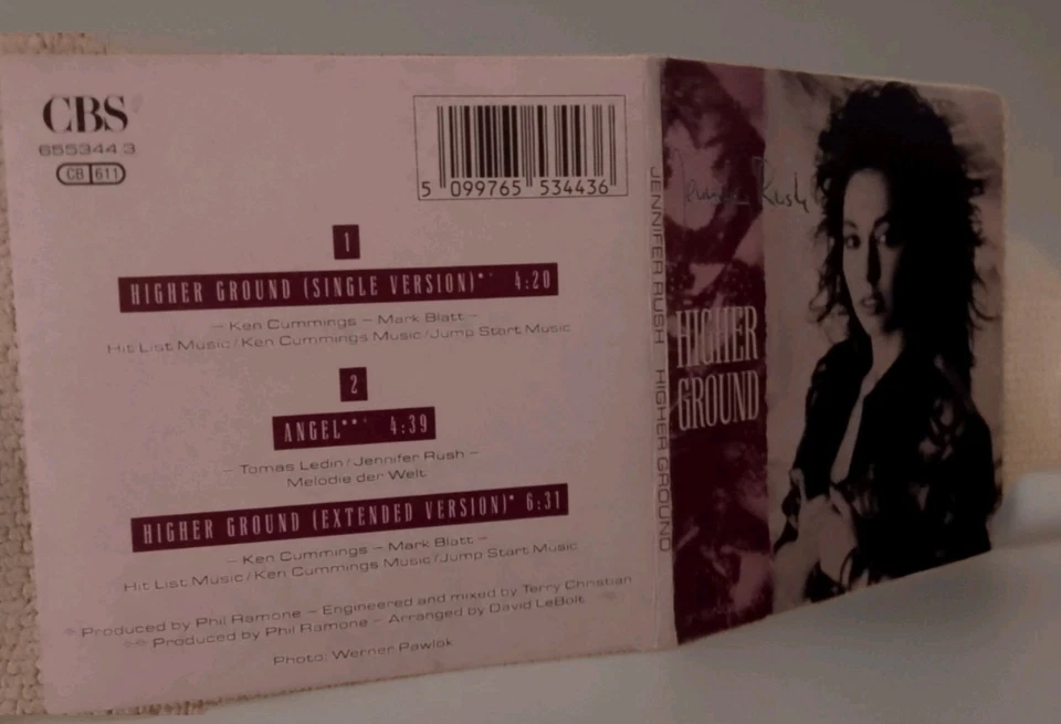 Jennifer Rush " Higher Groound " Maxi CD - Bild 2 von 3