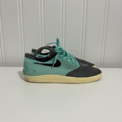 Nike Sb one shot Shoes Teal Black Men's US Size 8.5 Medium 631935-012