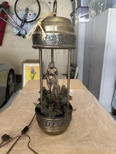 Oil RAIN LAMP Johnson Ind. Vintage 1960’s Hanging GODDESS Oil Lamp 36”