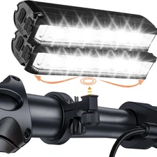 1700 Lumens Bicycle Light Front Bike Light 4000 mAh Flashlight USB Charging