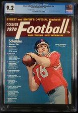 1st Archie Manning Street & Smith's 1970 Ole Miss CGC 9.2 NEWSSTAND Top Pop!