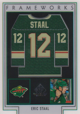 2019-20 SP Game Used Frameworks Eric Staal - Minnesota Wild
