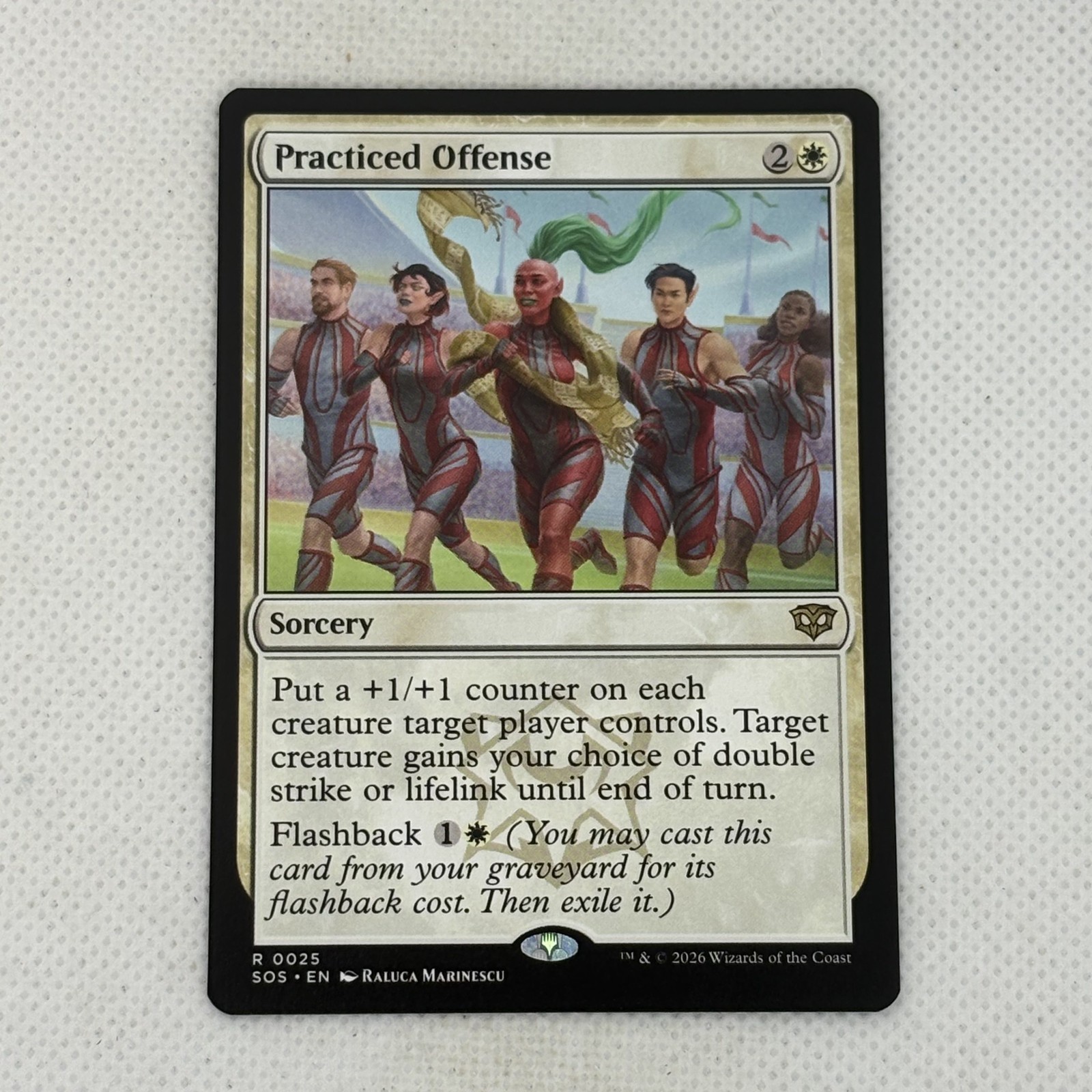 MTG SOS | Practiced Offense 0025 | Rare!