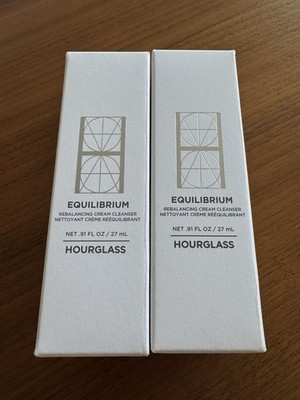 2 x Hourglass Equilibrium Rebalancing Cream Cleanser 0.91 nearly 1 fl oz New!