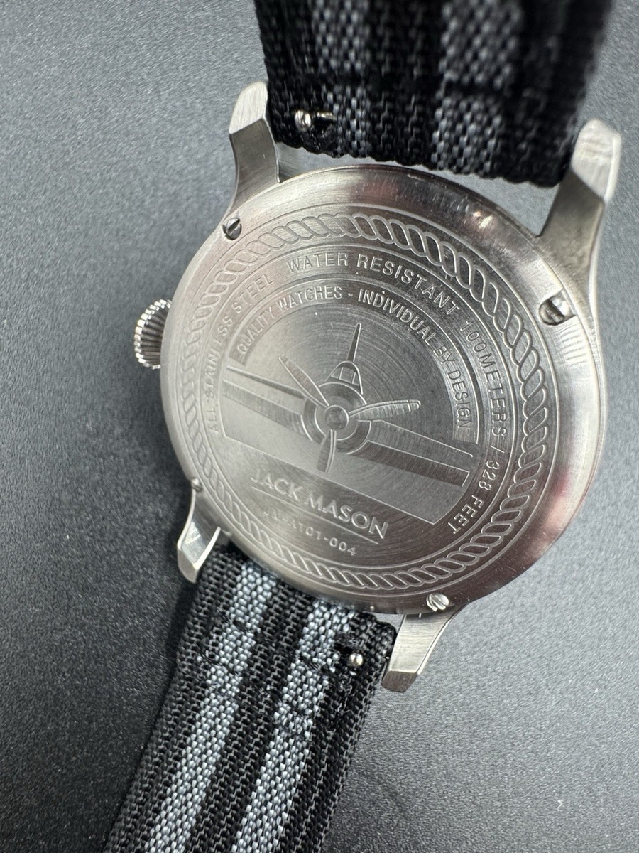 Jack Mason JM-A101-004 Pilot Watch Classical Navy Men's - Very