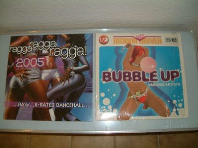 2x Reggae Alben VINYL - Ragga Ragga Ragga 2005 / Bubble Up Riddim Driven (2LP)
