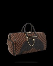Sprayground Brown Henny Lock Duffle Travel We...