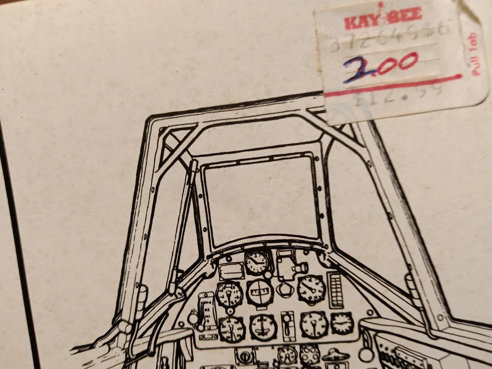 1983 MATCHBOX 1/32s WW II German Messerschmitt Bf.109 E-3 Model Kit NEW Open Box - Image 2 of 4