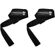 Gymreapers 18 Inch Neoprene Cotton Padded Wrist Straps for Weightlifting,
