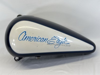 American Eagle Left Side Split Gas Tank Harley Softail Wall Art Fuel Chopper AEM