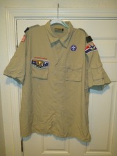 Boy Scouts of America BSA Uniform Short Sleeve Shirt Men  s sz XL