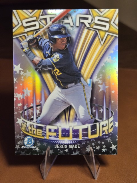 2026 Bowman Chrome - Jesus Made #SF-12 Refractor - Milwaukee Brewers