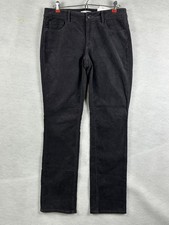 LOFT Pants Women  s 6 Gray Corduroy Chino Curvy Straight Mid Rise 5-Pocket New