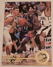 JACQUE VAUGHN 1997 Press Pass #14 Kansas Jayhawks