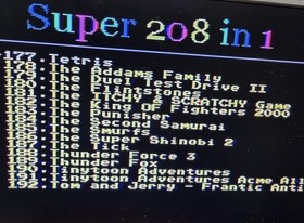 Mini Console classic 208 Build in Game.     (Classic Sega megadrive games)