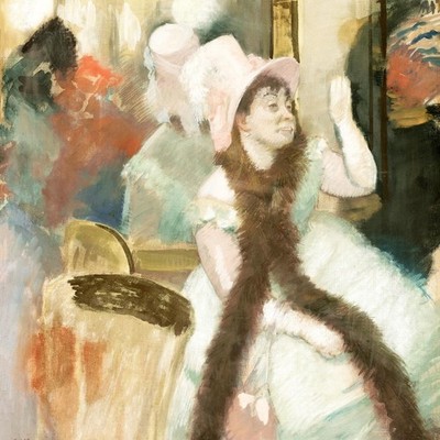 Edgar Degas - Portrait After a Costume Ball - Art Print on Paper or Canvas