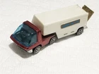 HOT WHEELS RED LINE VAN LINES TRUCK RED w DARK INTERIOR WHITE TRAILER