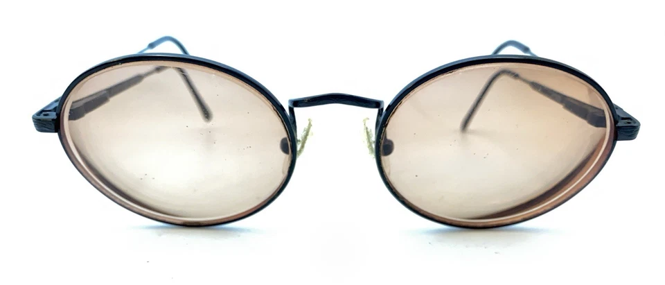 Gafas de sol Serengeti Drivers mate negras de metal redondas ovaladas monturas diseñador unisex Foto 2 de 4