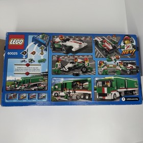 LEGO CITY: Grand Prix Truck (60025) 100% Complete w/ Box Retired EUC Racing Cars