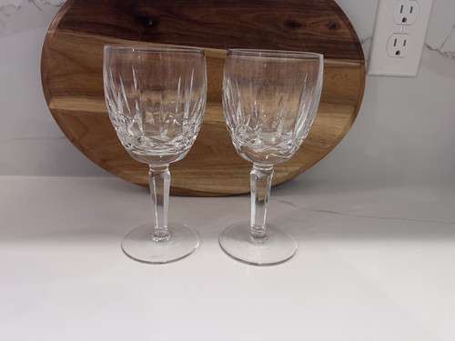 Set Of 2 Waterford Crystal KILDARE Water Goblets  7”