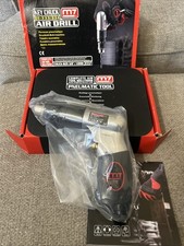 M7 REVERSIBLE AIR DRILL WITH 3/8" KEYED CHUCK AND PLANETARY GEAR MOTOR-NIB  j 