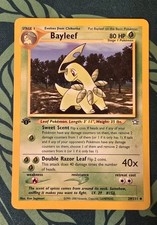 1st Edition Pokemon TCG Bayleef 28/111 Neo Genesis 2000 MP on eBay