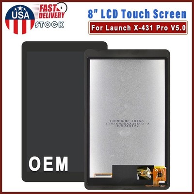 8'' Original LCD Display Touch Screen Digitizer Assembly For Launch X431PRO V5.0