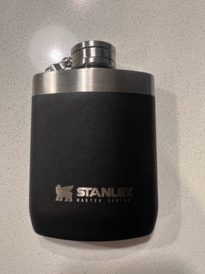 Stanley Master Series Hip Flask 8 oz Black Stainless Steel BPA Free
