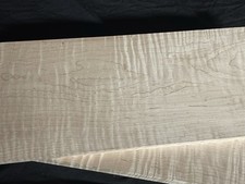 Curly Maple .80x7.75x24" Tiger S4S Lumber Wood Matching SET 123