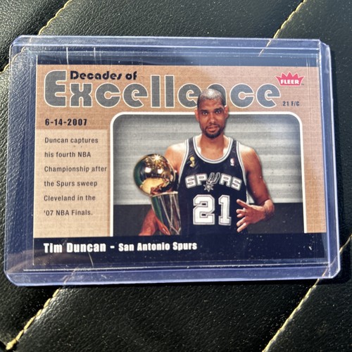 2007 Fleer Decades Of Excellence Tim Duncan