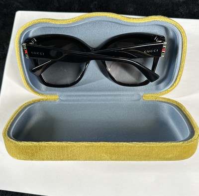Gucci Sunglasses | Matte Black | Grey Lens | Rimless | Like New | Never Worn Gucci GG1808S 001 Sunglasses Black/Grey Rectangle Shape 52  main image 4