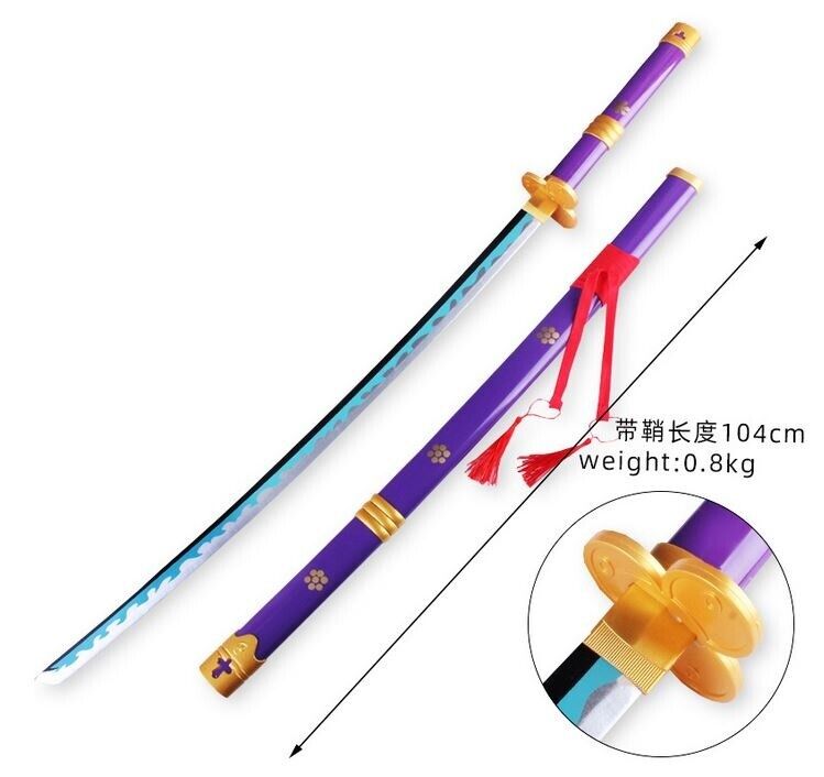 Mubco One Piece Roronoa Zoro Enma Katana Wooden Cosplay Sword Anime  Collectibles 99cm Maces & Swords - One Piece Roronoa Zoro Enma Katana  Wooden Cosplay Sword Anime Collectibles 99cm . shop for