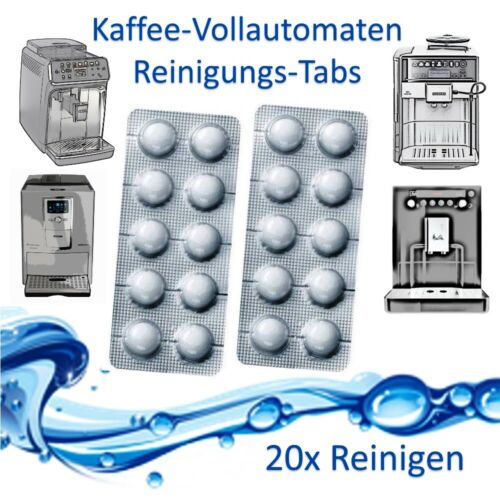 Für Siemens Saeco Philips Kaffeevollautomat Reinigungstabletten 2x 10 Stück a 2g - Bild 1 von 1