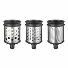 KitchenAid 5KSMEMVSC Raspel- und Reibenpaket 3er Trommelset 